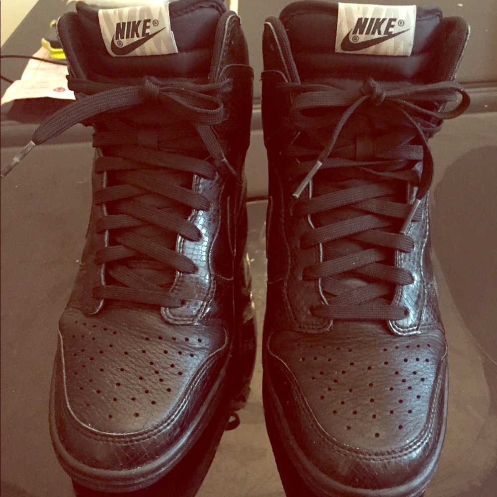 Black Nike Hi Dunks